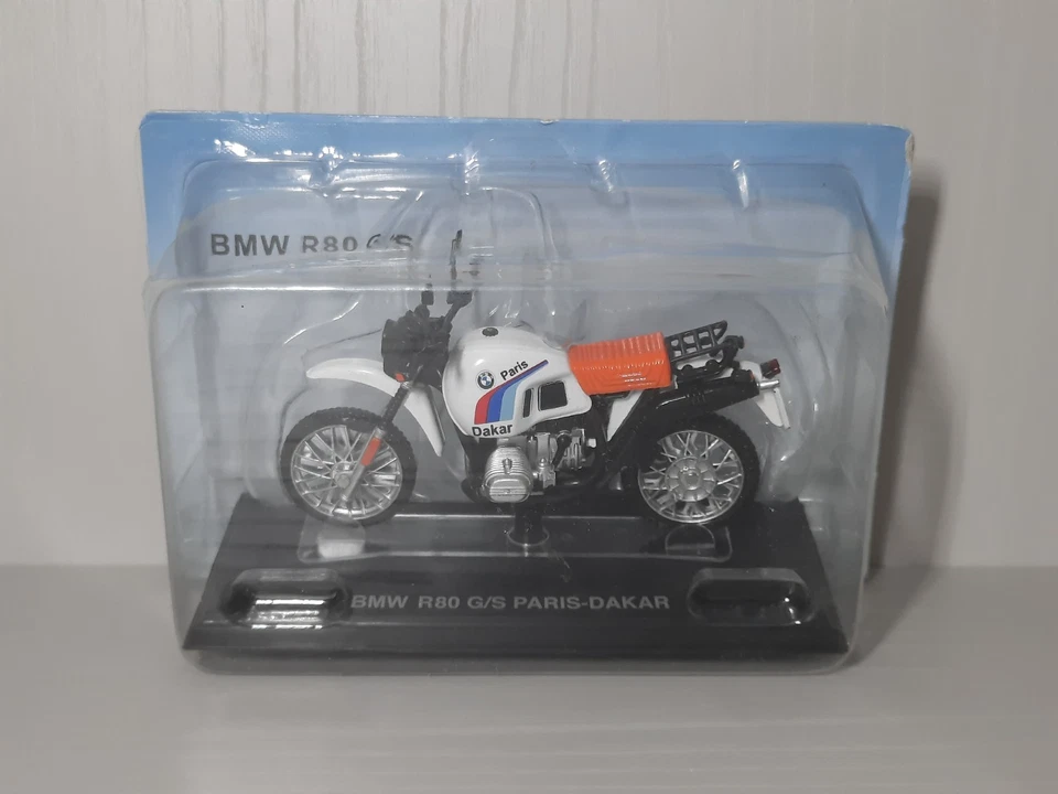 Modellino Statico BMW R80 GS Paris-Dakar Magazine Models Moto Bianco Scala 1:18 - Immagine 1 di 1