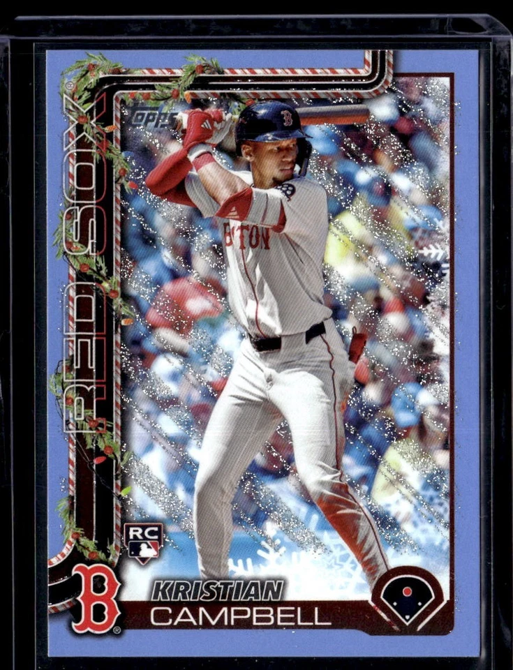 2025 Topps Holiday Baseball - Light Blue Glitter Holiday -*You Pick From List*NM - Image 1 of 1