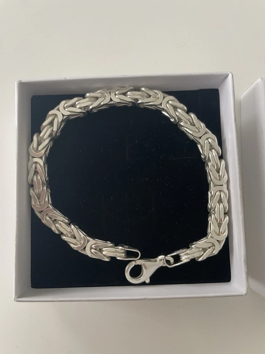 2 Stück Silber Armband Set Für Herren – Edelstahl Panzerkette & Figaro Armbänder 19/21/23 Cm