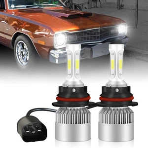For Chevy Impala 1994-1996 LED Headlight 6000K White High/Low Beam 9004 Bulbs - Picture 1 of 15