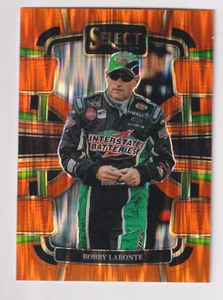 2024 Panini Select Racing ORANGE FLASH PRIZM REFRACTOR #97 BOBBY LABONTE NASCAR - Picture 1 of 2