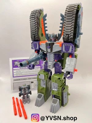 Transformers Armada Giga-Con Class Megatron with Leader-1 Figure - complete — 第 1/2 张图片