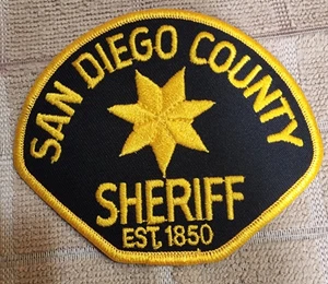 Patch sceriffo CA San Diego County California - Foto 1 di 1