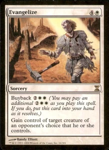 MTG - Evangelize Time Spiral #16 Rare LP - Picture 1 of 2