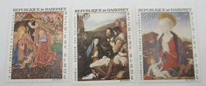 DAHOMEY TIMBRES POSTE AERIENNE N° 50 - 52 - TABLEAUX - RELIGION - Picture 1 of 2