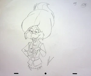 Green Eggs & Ham Production Art LEN SIMON Hand Drawn Layout Pencil Dr. Seuss #NN - Picture 1 of 2