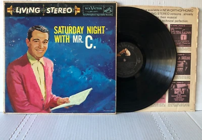 Perry Como SATURDAY NIGHT WITH MR C Original 1958 RCA Victor Stereo VG/VG  $2.00 - Image 1 of 4