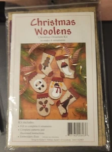 Rachel's Of Greenfield Weihnachten Wollschmuck Set-Set von sechs - Bild 1 von 2