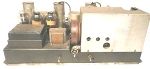 vintage SILVER MARSHALL J CHASSIS: Untested w/10 tubes & good tuning & graphic - Bild 1 von 8