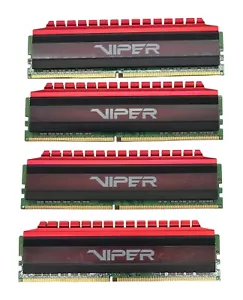 Patriot Viper 32GB (4X8GB) PC4-22400 DDR4-2800 SDRAM PV416G280C6K - Picture 1 of 2