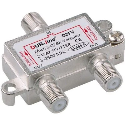 DUR-line D2FV SAT & BK-Verteiler 2-fach Splitter | DC-Durchlass, Unicable-fähig - Bild 1 von 3