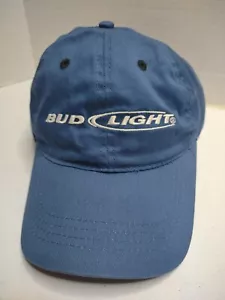 Gorra de béisbol Bud Light bordada con tirantes para hombre producto oficial 2009 - Imagen 1 de 8
