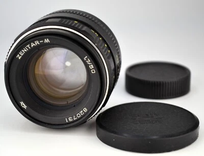 SERVICED! 1982 EXPORT FAST SOVIET USSR ZENITAR-M SLR lens, f1.7/50 M42 (11) - Image 1 of 4