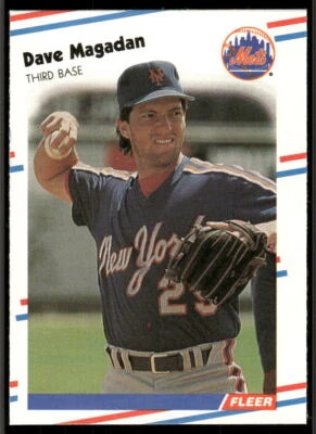 1988 Fleer #141 Dave Magadan - Image 1 of 2