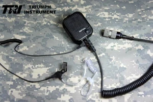 TRI PRC-152 Hand Microphone For PRC 148/152 Walkie Talkie Black - Picture 1 of 3
