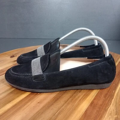 Hispanitas Canady Ballet Pisos Mujer 39/9 Negro Gamuza Zapatos sin Mangas Diseñador Foto 1 de 4