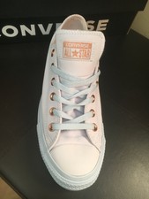 converse leather frill ox trainer