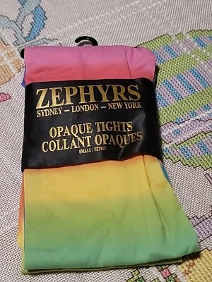 Nuevo de Lote Antiguo Zephyrs Medias Opacas Arco Iris Pequeño Pequeño Impresionante Retro Foto 1 de 4