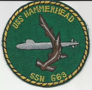 USS Hammerhead SSN-663 (US Navy Ship Patch)(from boat, 1977) - Bild 1 von 1