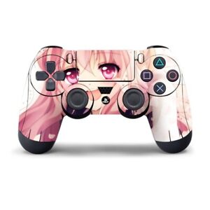 PS4 Controller Cute Pink Eyes Anime Skin Sticker Decal Wrap for PlayStation 4