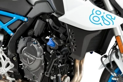 Deslizadores de cuadro Puig R19 2023 - Suzuki GSX-8S, azul - P/N: 21621N Foto 1 de 2