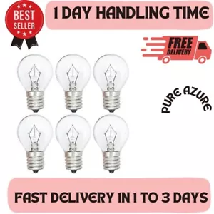 Lava Lamp Bulb, 6 Pack 25 Watt Lava Lamp Light Bulb, S11 E17 Base 120 Volt La... - Picture 1 of 3