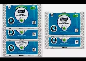 Moist Tissue Toilet Wipes 5 Packs Soft Fresh Clean Fragrance Flushable Wet - Picture 1 of 3