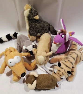 Lote de 7 peluches surtidos - peluches 5"-10" de alto Foto 1 de 4