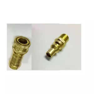 QC14MF: 1/4″ BRASS QUICK DISCONNECT SUPPLY AND RECEIVING SIDES FOR LP/ NAT GAS - Picture 1 of 3