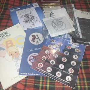 CROSS STITCH KIT ~JANLYNN ~ WEDDING BELLS + BOOKLETS📘 - Picture 1 of 19