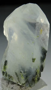 EPIDOT EINSCHLUSSQUARZ -64 KARAT GRÜNER KRISTALL AUS PAKISTAN, (Rt-103). - Bild 1 von 8