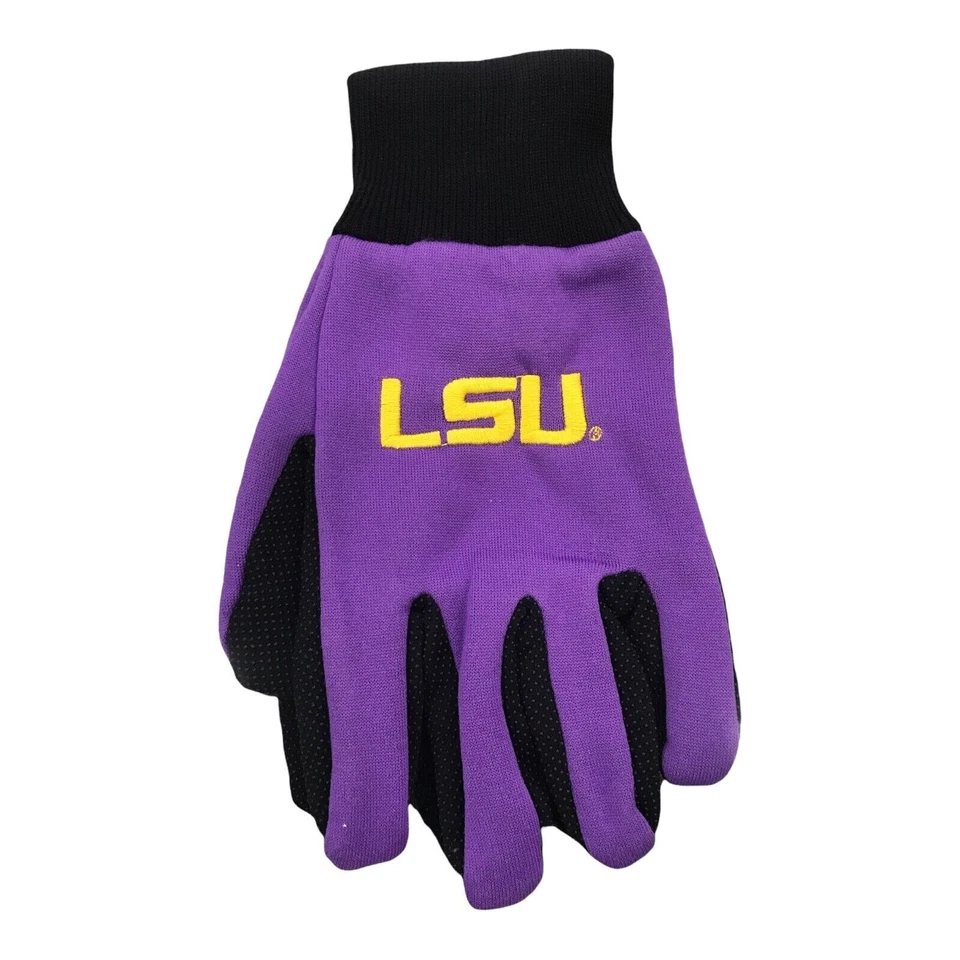 Luvas utilitárias roxas NCAA LSU Tigers - Imagem 1 de 1