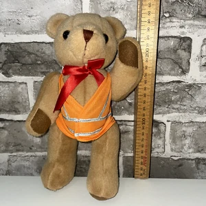 Oso de peluche marrón Rascal Bears felpa Churnet Valley Railway extremidades ajustables de colección - Imagen 1 de 5