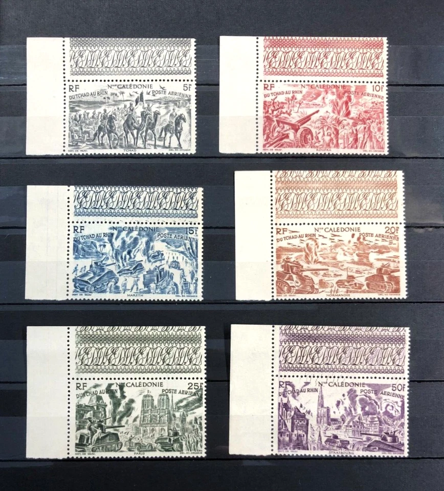 NEW CALEDONIA  stamps 1946 From Chad to Rhine full set  / MNH / X426 - Image 1 of 1
