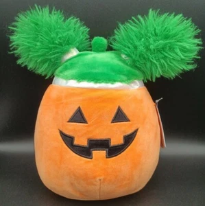 Squishmallow 8 in. Paige The Pumpkin Kelly Toy Halloween Orange & Green NWT - Picture 1 of 6