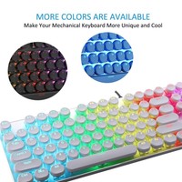 104 Key Keycaps Button Caps For All Gaming Mechanical Switch Keyboards LN