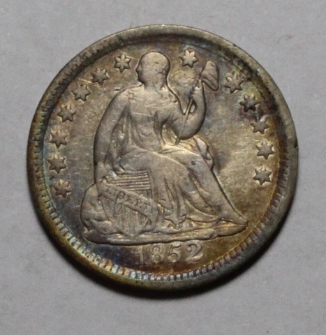 1852 Seated Half Dime UR284 Cover