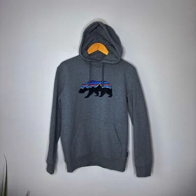 Sudadera con Capucha Patagonia Fitz Roy Bear Uprisal Para Mujer Talla S Bolsillo Polar Foto 1 de 4