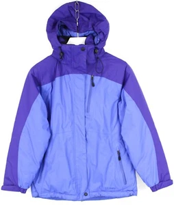 L.L.Bean Women's Jacket Small Petite Padded Zipper Removable Hood - Picture 1 of 9
