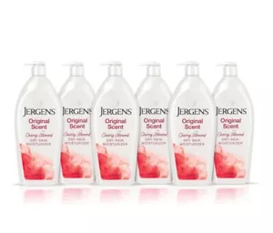 6X Pack Jergens Original Scent Body Lotion Skin Moisturizer Cherry Almond 32oz - Picture 1 of 3