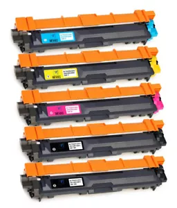 5PK TN221 TN225 Cartuccia toner per Brother MFC-9130CW MFC-9330CDW HL-3140CW - Foto 1 di 1
