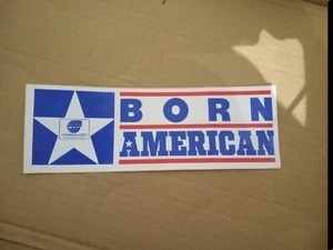 Born American Autoaufkleber Video Store Film Aufkleber 1986 Werbe Promo - Bild 1 von 1