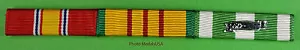 U.S. VIETNAM WAR SERVICE 3 RIBBON BAR ON HOLDER - ALL MILITARY USA USN USMC USAF - Bild 1 von 1