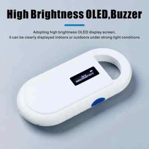 Portable Handheld Animal Chip Reader Pet Microchip Scanner Universal UK - Picture 1 of 13