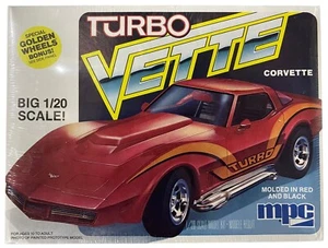 MPC Turbo Vette Corvette Vintage 1979 Big 1/20 Model Kit NEW SEALED #1-0755 - Picture 1 of 6