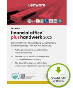 Lexware financial office plus handwerk 2025 (365-Tage Version)Digitaler Download - Bild 1 von 1