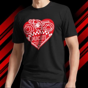 ¡NUEVO! Sudadera con capucha y camiseta Ducati Love Logo divertida talla EE. UU. unisex - Imagen 1 de 8
