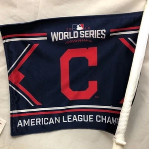 Car Window Flag 2010 Cleveland World Series American League Champion - Picture 1 of 7