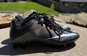 Nike Men's Vapor Speed 2 TD Low Football Cleats 833403-001 Black Silver Size 10 - Picture 1 of 10