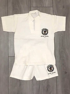 Merida, Yucatan Youth Short Sleeve Shirt and Shorts 2 Pcs Set Myan Calendar Sz10 - Picture 1 of 9
